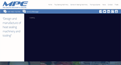 Desktop Screenshot of mpe-uk.com